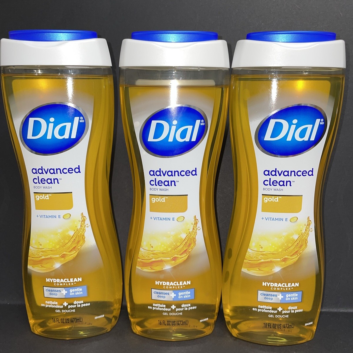 X Dial Advanced Clean Hydraclean Complex Body Wash Gold Vitamin E 16oz  each