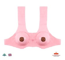 INFLATABLE BOOBS BlowUp Reusable Breast Drag Queen Stag Night Comical FancyDress