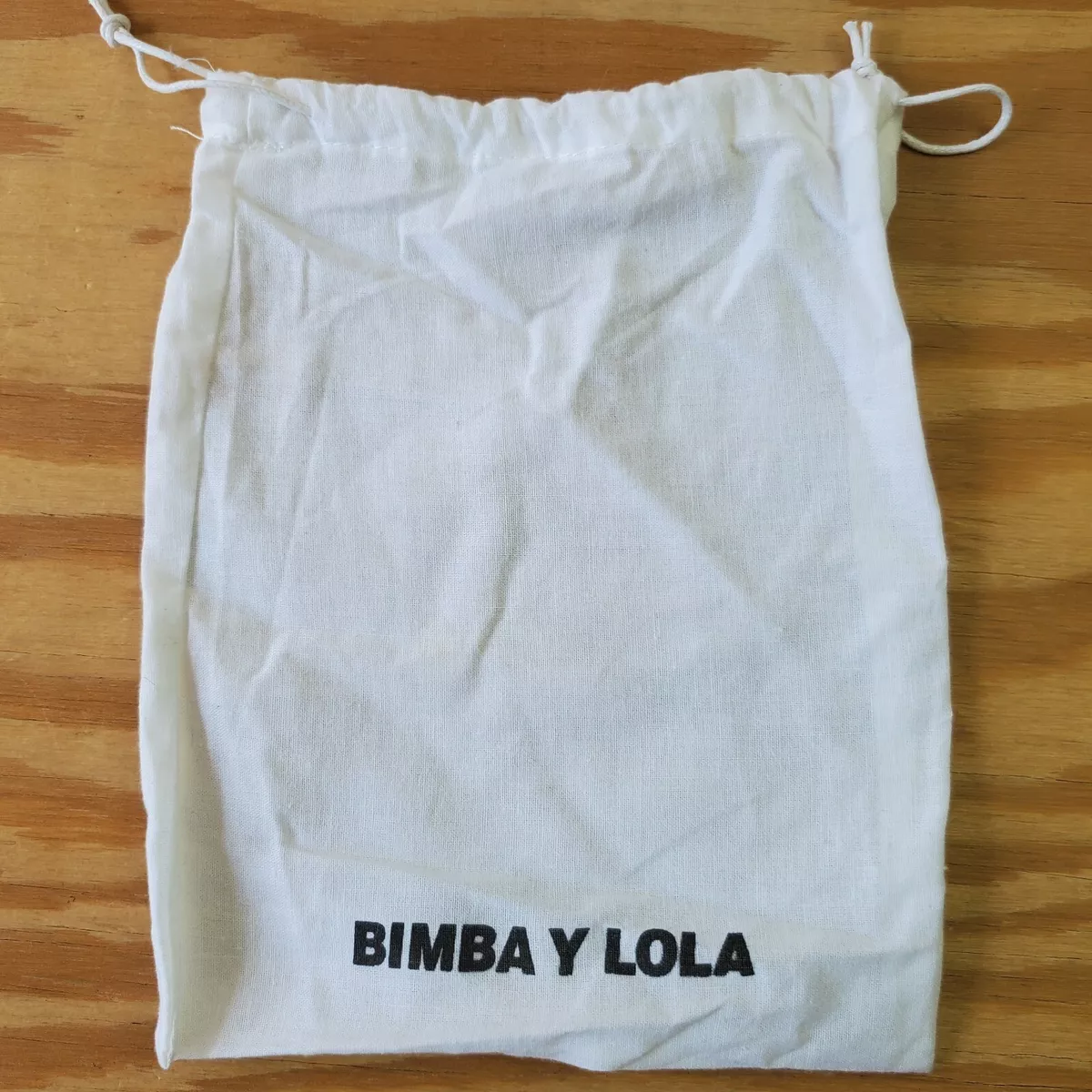 Bimba Y Lola Medium Dust Bag Storage Travel 9x7.5 White A306 | eBay