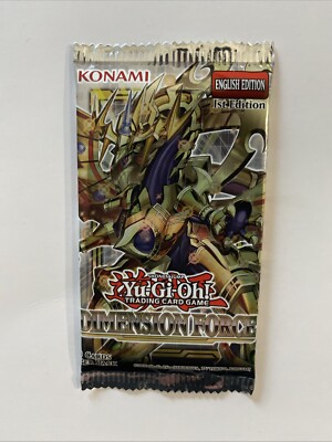 yugioh dimension force booster box Yu-Gi-Oh! First Edition 6 boxes, new, unopened, with shrink wrap The Grand Creators Yu-Gi-Oh! TCG: Dimension Force |