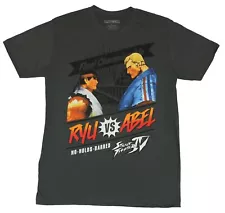 Street Fighter IV Adult New T-Shirt - Final Championship "Ryu vs Abel" Pic