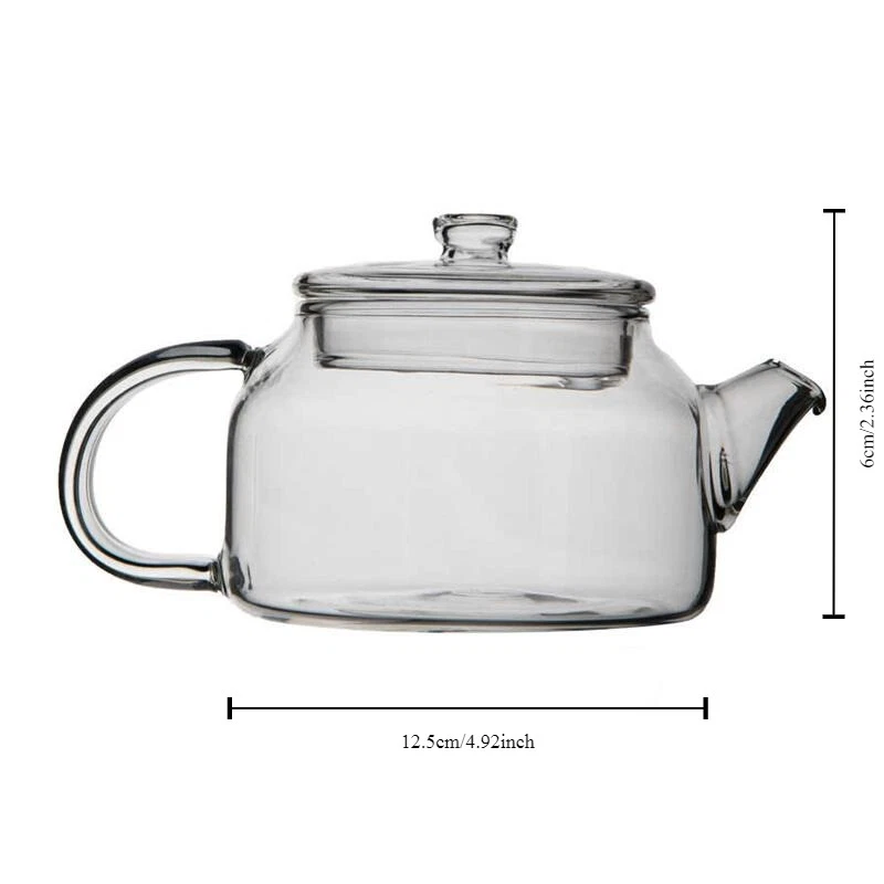 Small Capacity Teapot With Filter Heat-Resistant Glass Kung Fu Tea Pot Teaware - Image 4 of 4