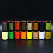 8pc/lot 6/0 Fly Tying Multi Filaments Thread 120D Polyester Fly Tying Materials