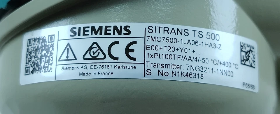 SIEMENS Sitrans TS500 Temperature Sensor 75mm 7MC75001JA06IHA3-Z New sealed box - Image 4 of 4