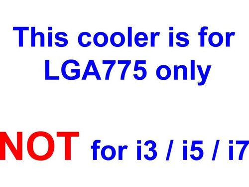 Cooler Master LGA775 CPU Cooling Fan for Socket 775 PWM Function Strong Heatsink - Picture 5 of 5