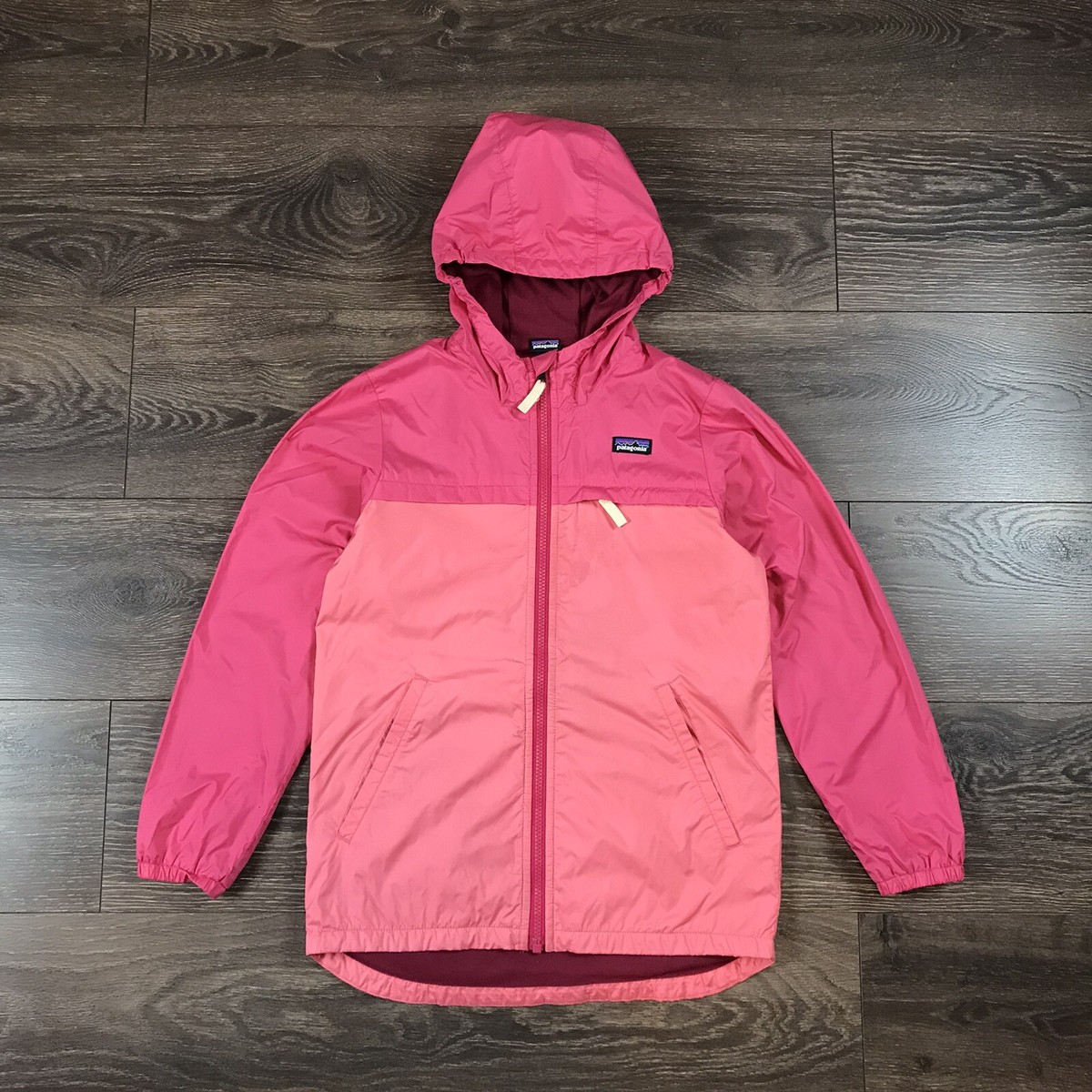 Patagonia Girls Outdoor Hiking & Sports Active Pink Hooded