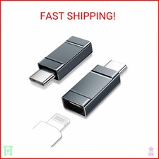 Lightning Female to USB C Male Adapter 2 Pack Lightning to USBC Adapter for iPho