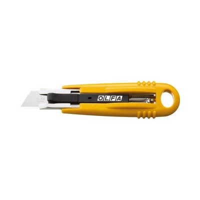 OLFA SK-4 Safety Knife,5-3/4 in.,Black/Yellow 5LC46