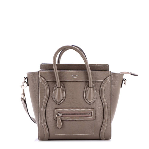 Celine Luggage Bag Grainy Leather Nano