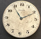 Antique 1918 Waltham Royal 1894 Pocket Watch Movement Parts/Repair 12s 17j USA