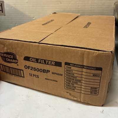 Lot Of 12 Service Champ OF2500BP