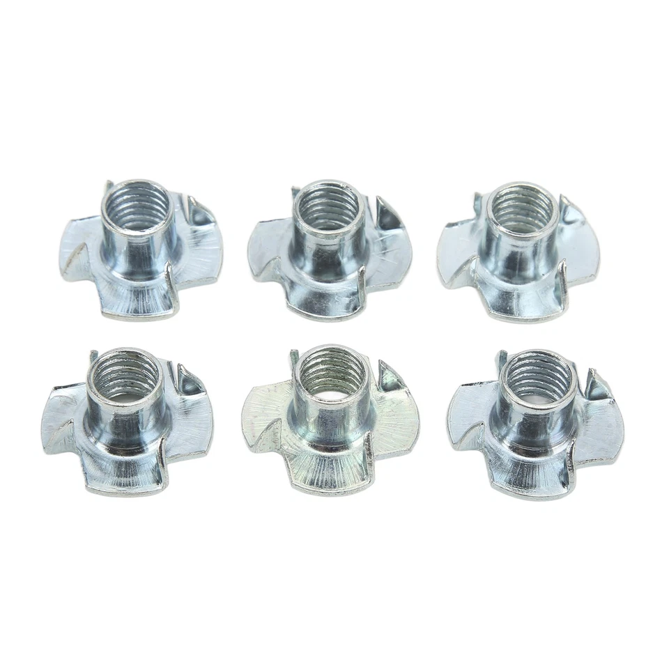 80x Four Claw Nut Strong Rust Prevention Carbon Steel 3/8in Nuts For Furniture - Image 3 of 4