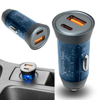Auto-SchnellladegeräT 30W Usb C Auf ZigarettenanzüNder 12-24V Qc Pd