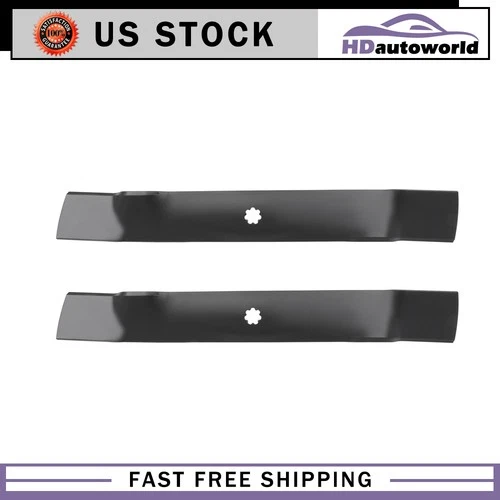 2 Mower Blades For John Deere D100 D105 D110 D120 D125 D130 LA100 LA135 42" Deck