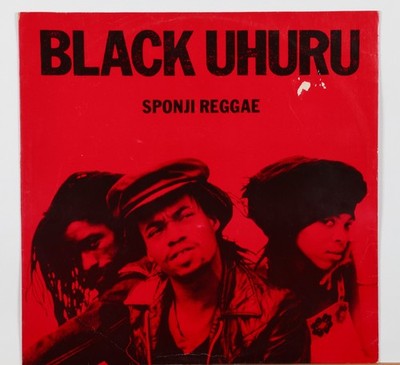 Black Uhuru Sponji Reggae Island LP Vinyl VG+/VG+