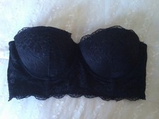 H&M strapless underwired bra uk 36B usa 36B euro 80B france 95B