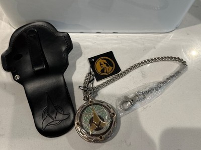 Franklin Mint Klingon Bird Of Prey Collectors Pocket Watch