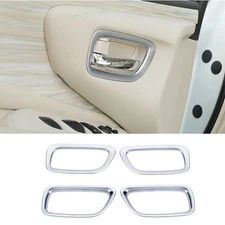 Fit For Nissan Murano 2015-23 2024 Matte Silver Inner Door Handle Lock Frame