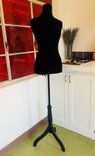 FDW Adjustable Female Dress Mannequin, BLACK Velvet