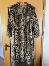 Pelzmantel Echtfell Leopard Look