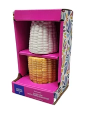 Tabitha Brown CORN COB SALT & PEPPER SHAKER SET Yellow White SUMMER DECOR Target