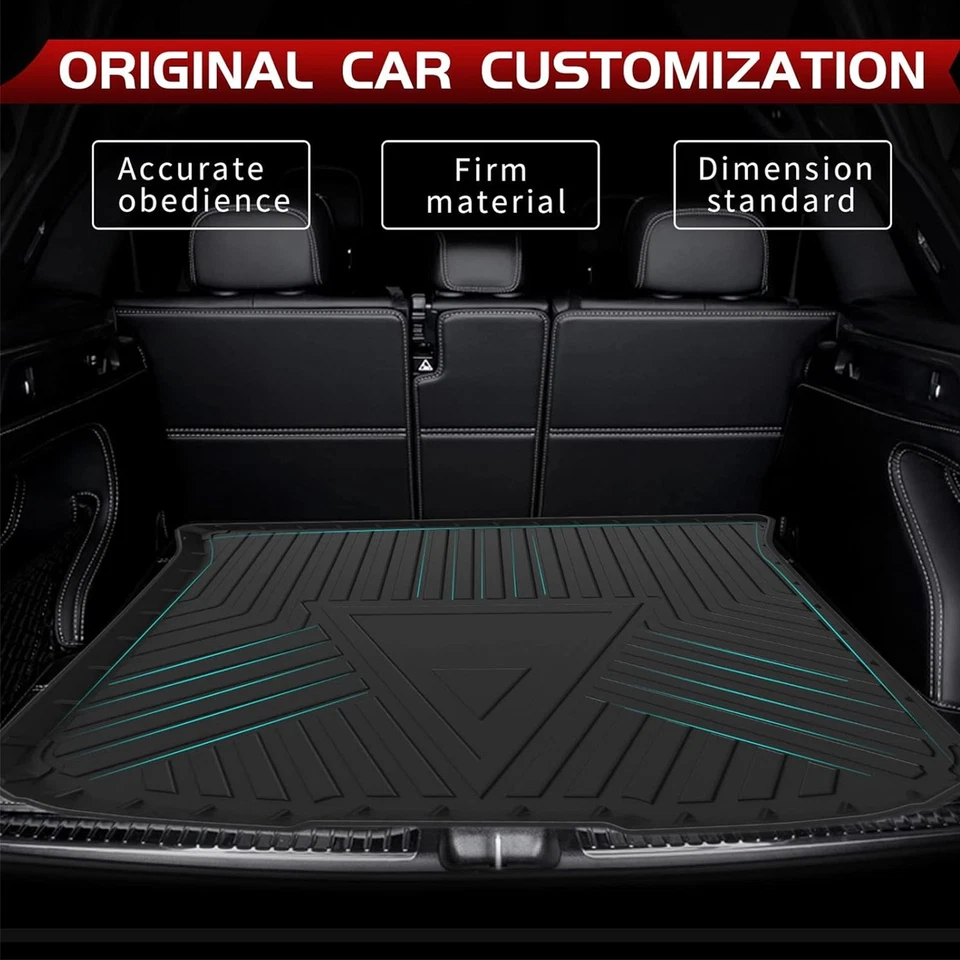 Tapete forro de carga traseiro para todas as condições climáticas Ford Edge Lincoln MKX 2007-2014 - Imagem 2 de 4