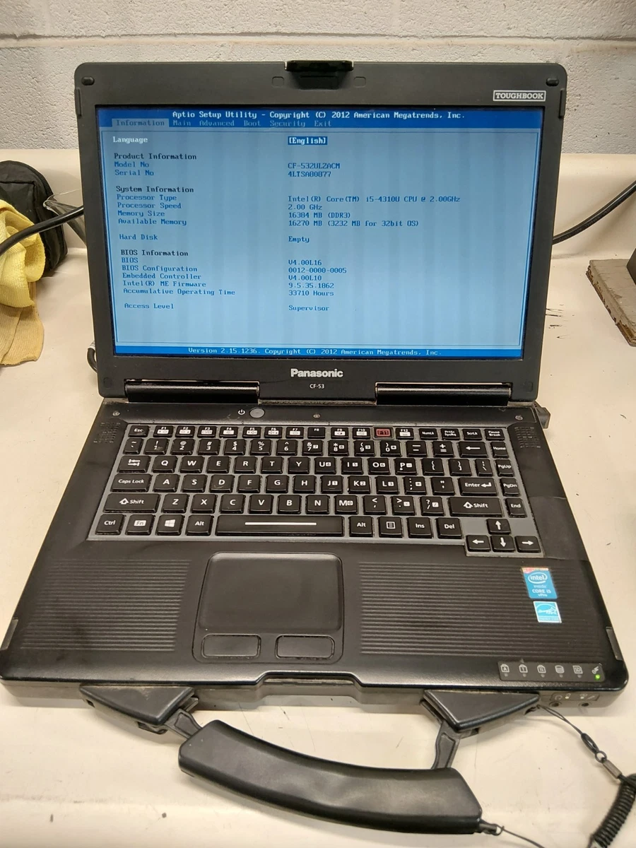 Panasonic Windows 10 PC Laptops & Netbooks 14-14.9 in Screen for