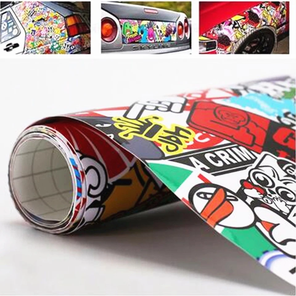 Graffiti Street Art Sticker Bomb Sheet Vinyl Decal Wrap Car Van Laptop 20"x60" - Image 4 of 4