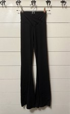 OFFLINE by Aerie Real Me Super Flare Hi-Rise Leggings Black Small Short Inseam