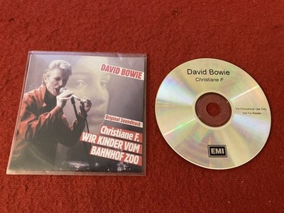 DAVID BOWIE CHRISTIANE F RARE 2001 EMI PROMO CD VERY NICE NR MINT CONDITION