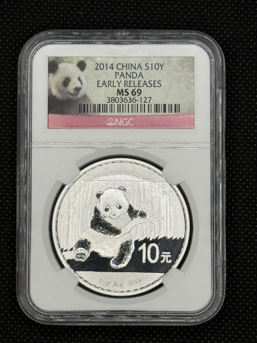 Chinese Panda MS 69 Graded 2014 Silver Bullion Coins for sale | eBay