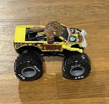 Spin Master Monster Jam Yellow Girl Zombie Ms. Ponytail World Finals 1:64 Scale
