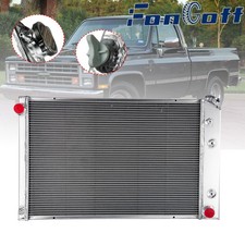 4row Aluminum Radiator Fits Chevy C10 C20 C30 K10 K20 Pickup Truck 1973-1986 Us