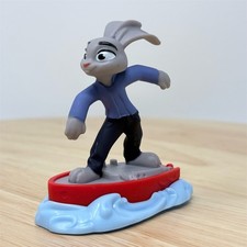 McDonald's Disney Zootopia 2 Judy Hopps Happy Meal Toy Figure Boat Base