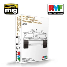 Rye Field Model 1/35 US M1A1/M1A2 T-158 "Big Foot" Workable Track Link