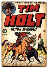 Tim Holt Western Adventures #1--ME-1st issue--Frank W. Bolle--1948