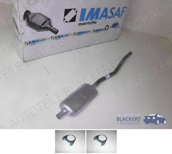 Imasaf Auspuff MSD Mitteltopf für DAF 44 + Kombi 0.8-image
