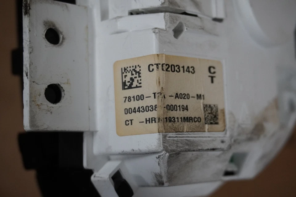 Honda Accord 2013 2014 cabezal de instrumento velocímetro calibre cuadro 82.544 millas Foto 3 de 4