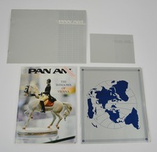 Original Pan De First Class Menu & Bordeaux Sélection (1988) - Clipper Magazine