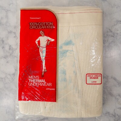 Vtg Jcpenney Jcpenney Long Underwear Vintage Mens L Long Johns