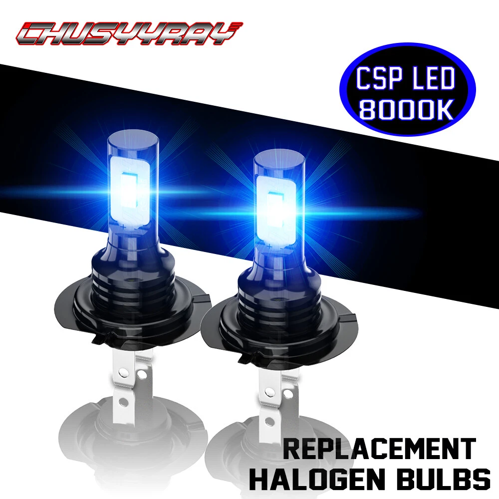 H7 led blue headlight cheap bulbs