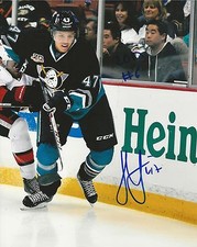 HAMPUS LINDHOLM SIGNED ANAHEIM DUCKS 8X10 PHOTO AUTOGRAPH 