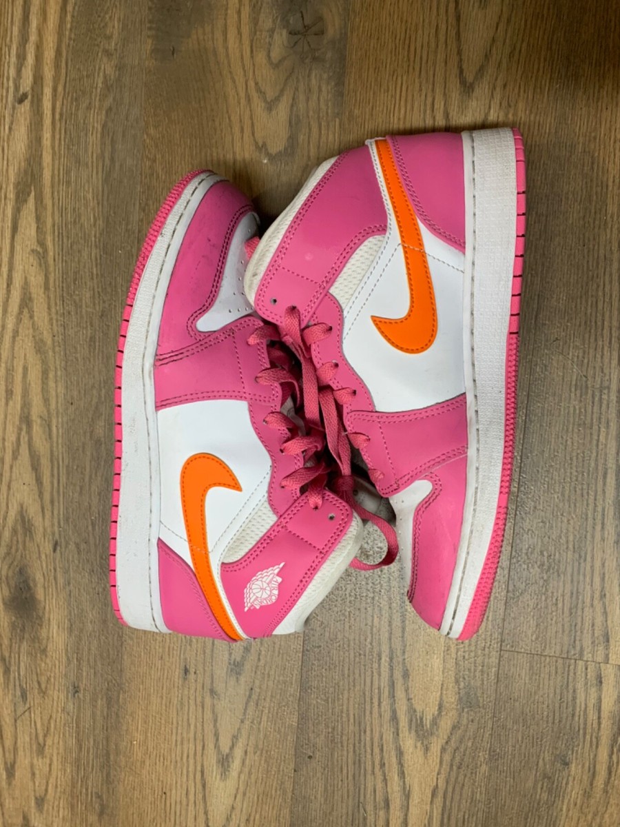 Nike Air Jordan 1 Mid Pinksicle ナイキ エアジョーダン1 NIKE公式】エア ジョーダン 1 MID SE ジュニアシューズ