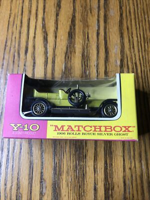 LESNEY社Y-10 1906 ROLLSROYCE SILVER GHOST 1960s Matchbox YesterYear 10 Lesney Y-10 1906 Rolls Royce Silver