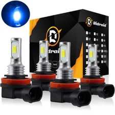 For 2007-2018 Nissan Altima Led Headlight Hi/Lo Beam bulbs Combo Kit 8000K Blue