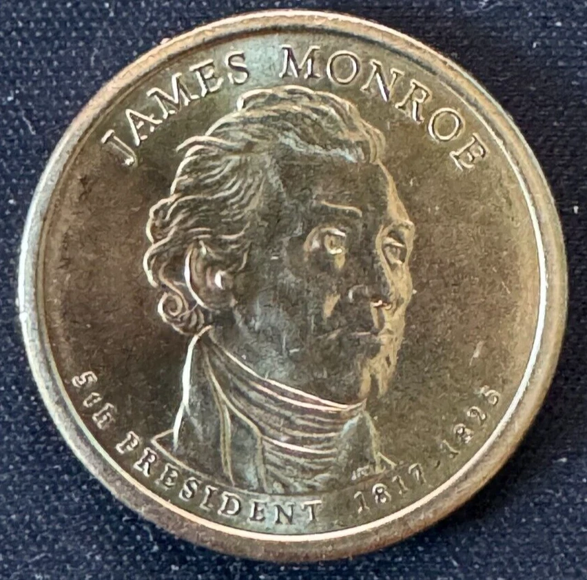 james monroe dollar coin 1817-1825 - Imagem 4 de 4