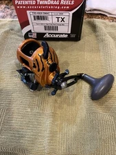 Accurate Tern 2  400 6:1 Twin Star Drag Reel RH - Orange Mac - Limited Edition