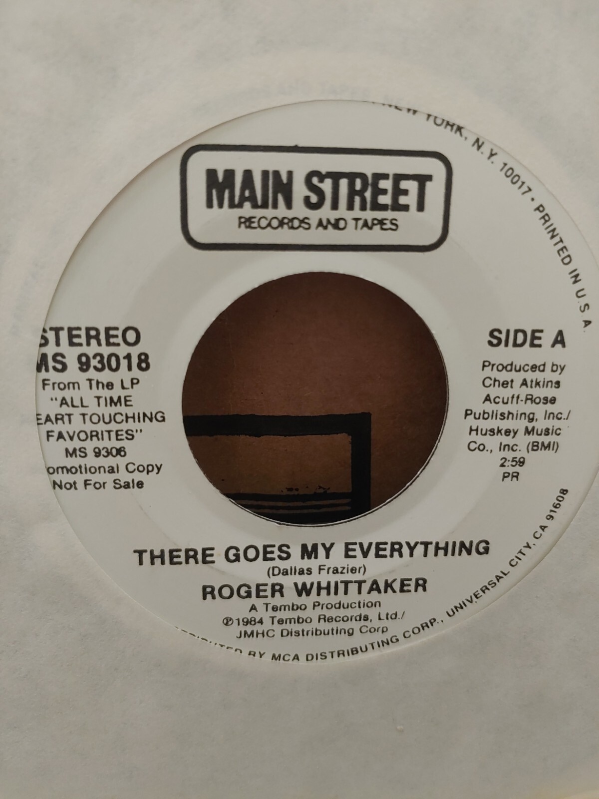 ROGER WHITTAKER THERE GOES MY EVERYTHING 7