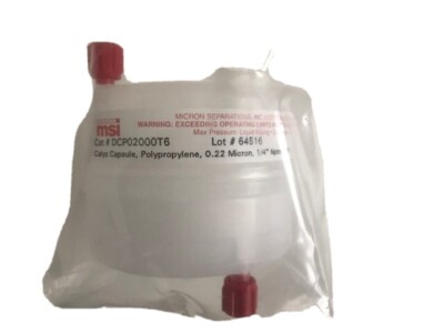 Capsule Polypropylene Filter 0.22 Micron, 1/4  Nptm, 1/Pk