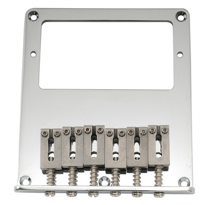 Musiclily Pro Chrome 54mm Humbucker Bridge Steel Saddle For Telecaster TL Guitar